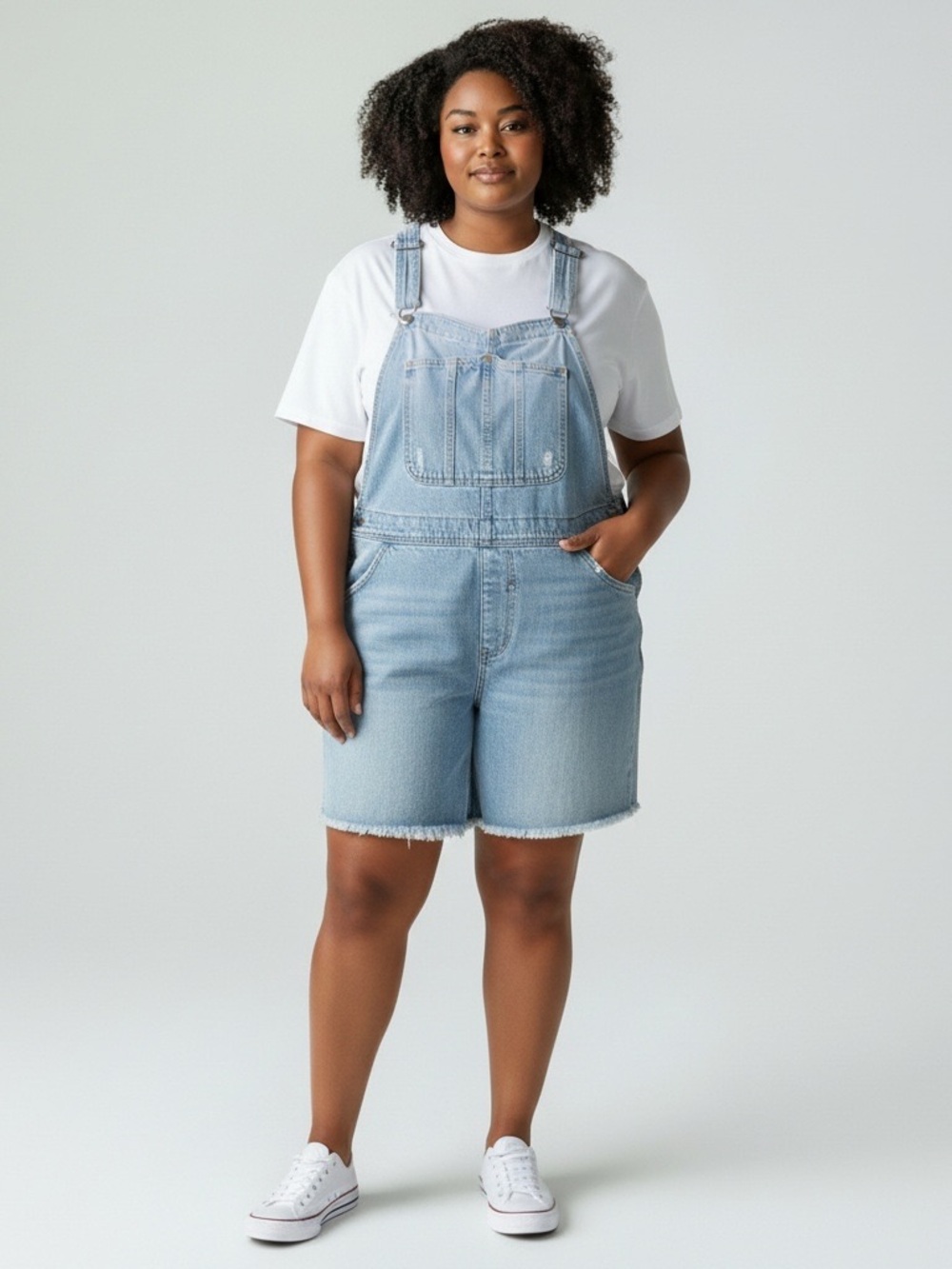 Old Navy Light Blue Denim Short Overalls